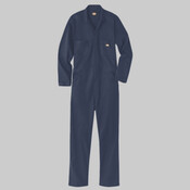 Basic Blended Long Sleeve Coverall - Tall Sizes