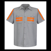 Enhanced Visibility Industrial Work Shirt - Tall Sizes