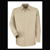Specialized Pocketless Long Sleeve Work Shirt - Tall Sizes
