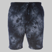 Tie-Dyed Fleece Shorts