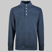 Ripple Fleece Snap Sweatshirt