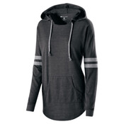 Women's Triblend Hooded Long Sleeve T-Shirt