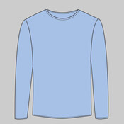 Premium Blended Ringspun Long Sleeve Crewneck T-Shirt