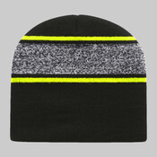 USA-Made Variegated Striped Beanie