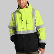 Ansi 107 Class 3 Waterproof Insulated Ripstop Bomber Jacket