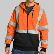 A107 Class 3 Heavy Duty Fleece Full Zip Hoodie
