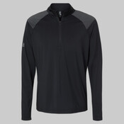 Shoulder Stripe Quarter-Zip Pullover