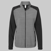 Women's Heather Block Full-Zip Windshirt