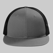 Snapback Flat Bill Trucker Cap