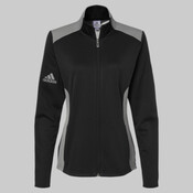 Women's Textured Mixed Media Full-Zip Jacket
