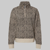 Women's Sueded Fleece Quarter-Zip Sweatshirt