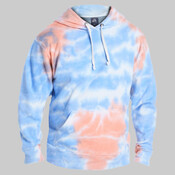 Tie-Dyed Fleece Hooded Sweatshirt