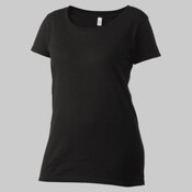 Women's Poly-Rich Scoop Neck T-Shirt