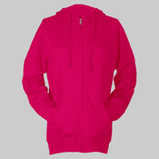 Beach Full-Zip Hooded Long Sleeve T-Shirt