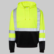 Unisex Hi-Vis Hooded Sweatshirt