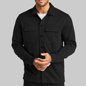Double Knit Snap Front Jacket