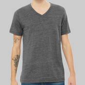 Unisex Textured Jersey V Neck Tee