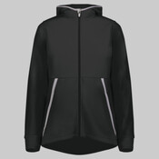 Eco Revive™ Women's Polar Fleece Hooded Full-Zip Jacket