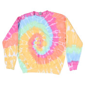 Blended Tie-Dyed Crewneck Sweatshirt