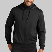 Smooth Fleece Hooded Jacket