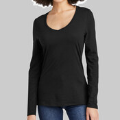 Women's Perfect Tri ® Long Sleeve V Neck Tee