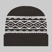 USA- Made Diamond Cuffed Beanie
