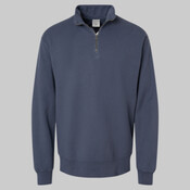 Garment-Dyed Quarter-Zip Sweatshirt