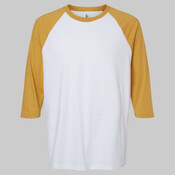 Unisex CVC Three-Quarter Sleeve Tee