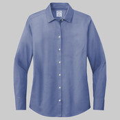 Women's Wrinkle Free Stretch Pinpoint Shirt