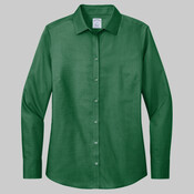 Women's Wrinkle Free Stretch Nailhead Shirt