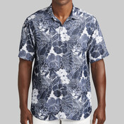 Coconut Point Playa Flora Short Sleeve Shirt