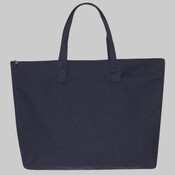 Tote with Top Zippered Closure