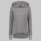 Women's Heathered Jersey Hooded Tunic