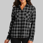 Women's Plaid Flannel Shirt