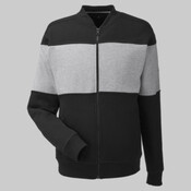 Anchor Fleece Colorblocked Bomber Jacket