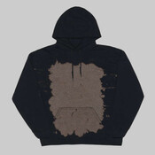 Essential Fleece Bleach Wash Hooded Sweatshirt