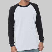 USA-Made Heavyweight Waffle Knit Thermal Raglan T-Shirt