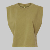 Garment-Dyed Women's Heavyweight Muscle Tee