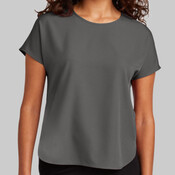 Women's Stretch Crepe Crew