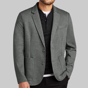 Relaxed Knit Blazer