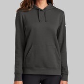 Women's Club Fleece Sleeve Swoosh Pullover Hoodie