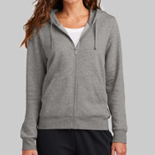 Women's Club Fleece Sleeve Swoosh Full Zip Hoodie
