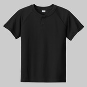 Youth PosiCharge ® Competitor 2 Button Henley