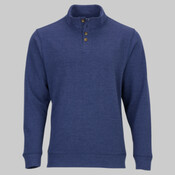 French Terry Button Pullover