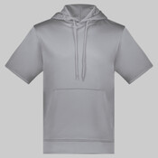 Fleece Short Sleeve Hooded Pullover