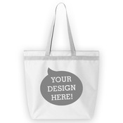 Recycled Zipper Tote