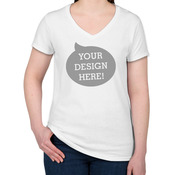 Heavy Cotton Women's V-Neck T-Shirt