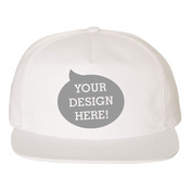 Unstructured Five-Panel Snapback Cap